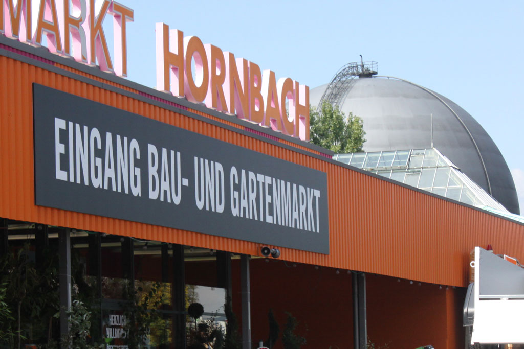 Display Baumarkt Hornbach