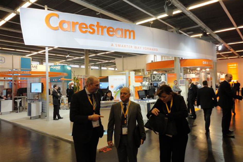 Messestand Carestream mit REDY