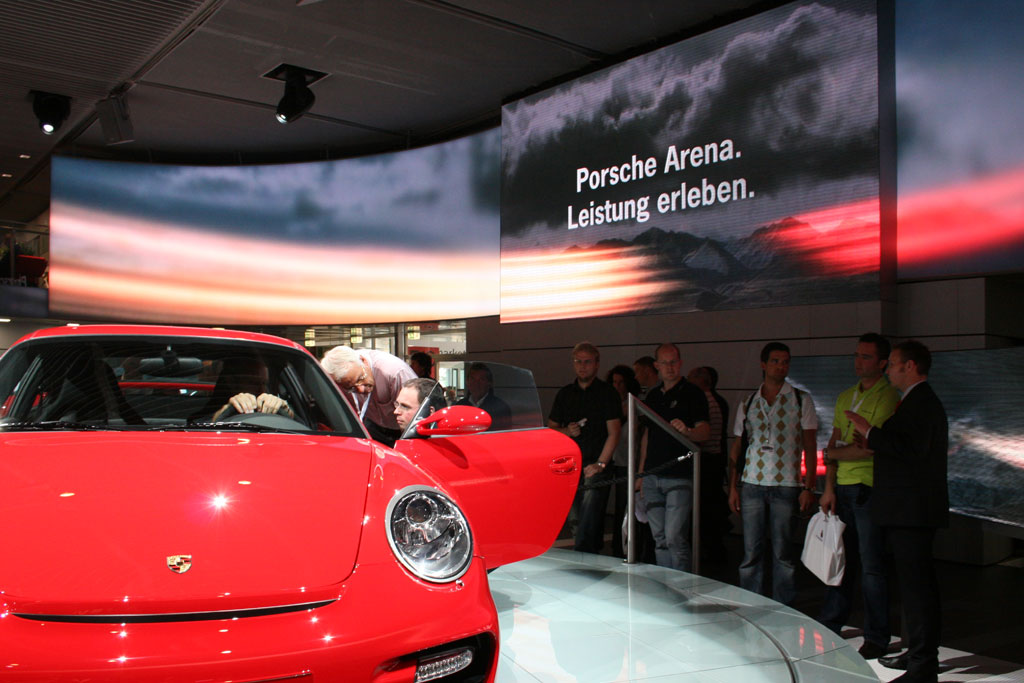 Messeauftritt Porsche IAA Porsche-Messestand IAA
